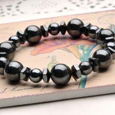 東海縣盛飾珠寶Y110Y圓形磁石手鏈 一物一圖實拍，廠家直供正品